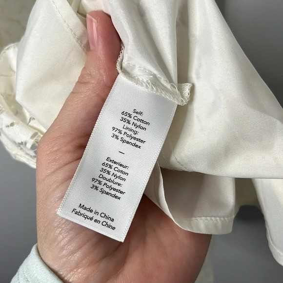 Likely Ivory Lace Fit & Flare Sleeveless Mini Dress - Picture 7 of 7